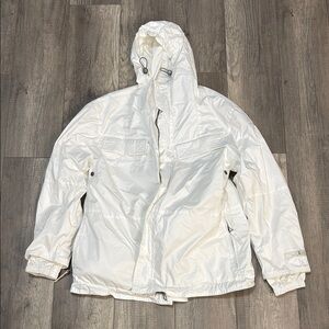 Jos Snow White Hooded Ski & Snow Jacket